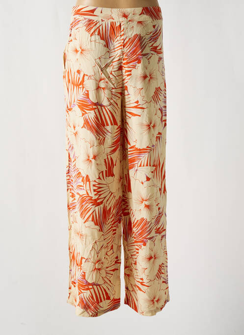 Pantalon large orange LPB pour femme