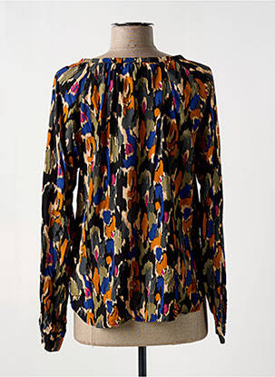 Blouse imprimé fantaisie manches longues noir LOLA ESPELETA femme