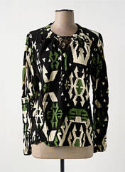 Blouse noir GEISHA pour femme seconde vue