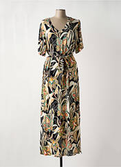 Robe longue noir GEISHA pour femme seconde vue