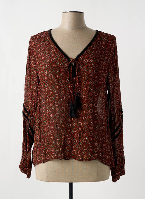 Blouse marron CREAM pour femme