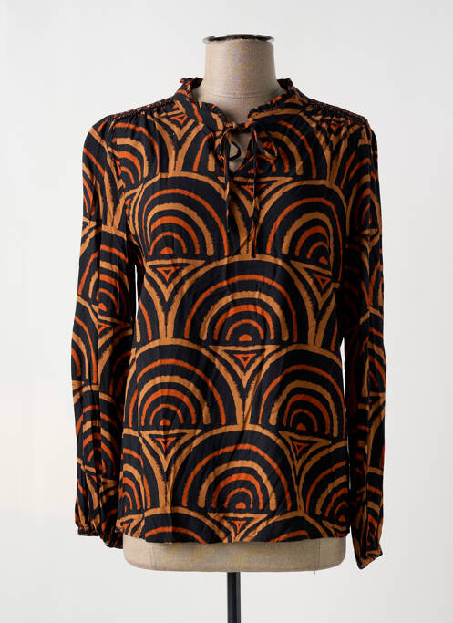 Blouse marron GEISHA pour femme