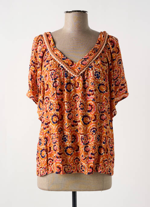 Blouse orange LOLA ESPELETA pour femme