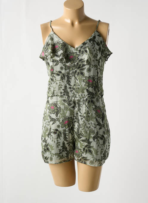 Combishort vert LPB pour femme