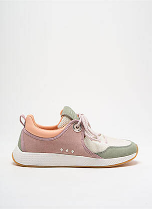 Baskets semelle amovible talon plat jusqu'à 3cm violet ARMISTICE femme