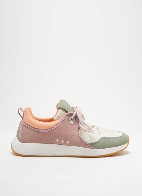 Baskets semelle amovible talon plat jusqu'à 3cm violet ARMISTICE femme