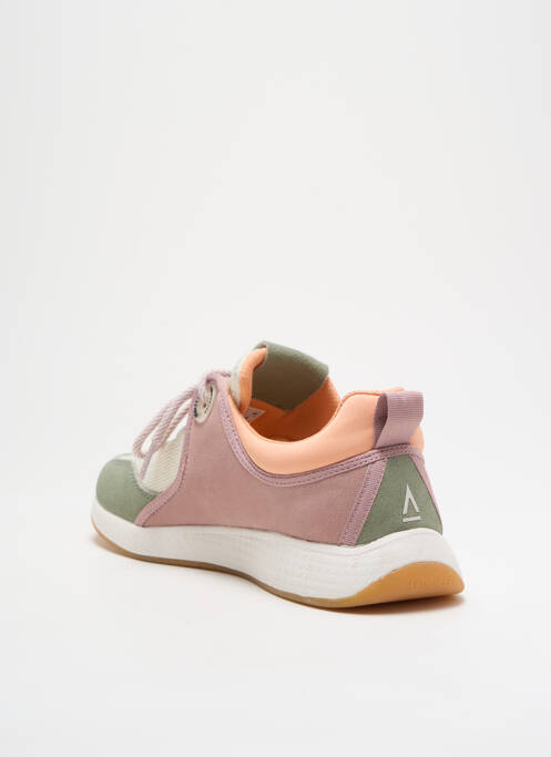 Baskets semelle amovible talon plat jusqu'à 3cm violet ARMISTICE femme