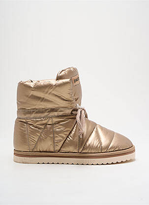 Bottines/boots fourrée talon plat jusqu'à 3cm or ARMISTICE femme