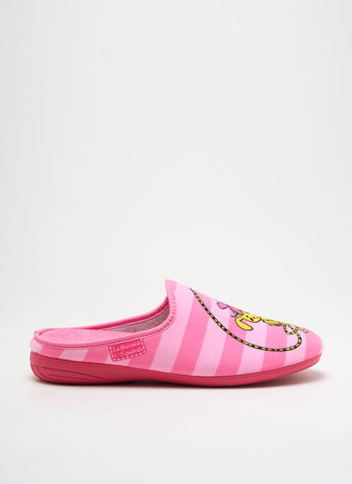 Chaussons/Pantoufles rose LA MAISON DE L'ESPADRILLE pour femme