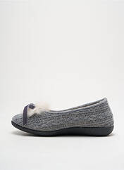 Chaussons/Pantoufles gris SEMELFLEX pour femme seconde vue