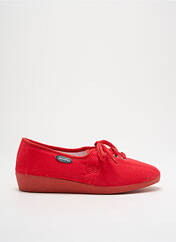 Chaussons/Pantoufles rouge SEMELFLEX pour femme seconde vue