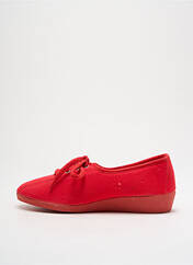 Chaussons/Pantoufles rouge SEMELFLEX pour femme seconde vue