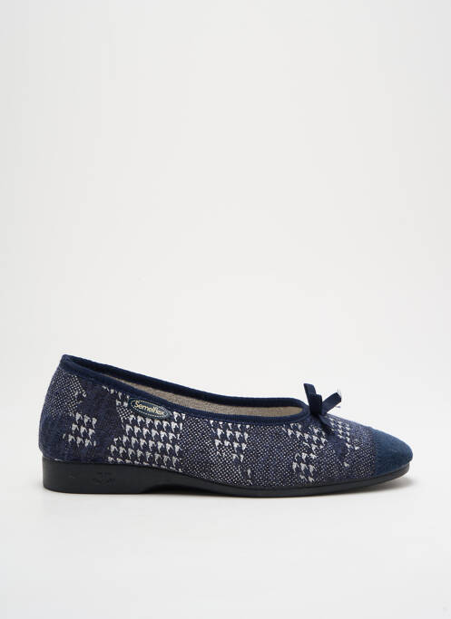 Chaussons/Pantoufles bleu SEMELFLEX pour femme