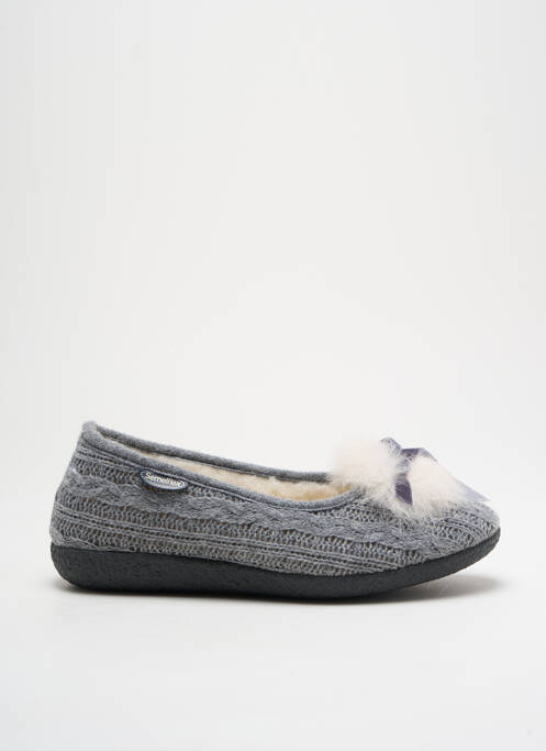 Chaussons/Pantoufles gris SEMELFLEX pour femme