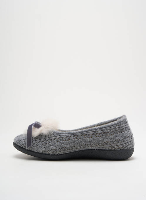 Chaussons/Pantoufles gris SEMELFLEX pour femme