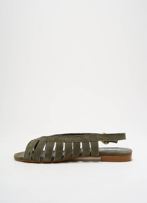 Sandales/Nu pieds vert REQINS pour femme