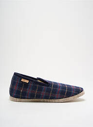 Chaussons/pantoufles bout rond bout rond bleu LA MAISON DE L'ESPADRILLE homme