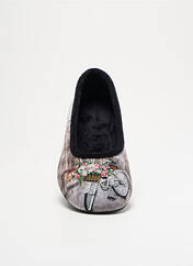 Chaussons/Pantoufles gris LA MAISON DE L'ESPADRILLE pour femme seconde vue