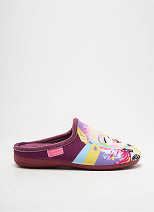 Chaussons/Pantoufles violet LA MAISON DE L'ESPADRILLE pour femme
