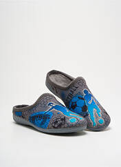 Chaussons/Pantoufles bleu LA MAISON DE L'ESPADRILLE pour homme seconde vue