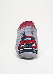 Chaussons/Pantoufles gris LA MAISON DE L'ESPADRILLE pour homme seconde vue