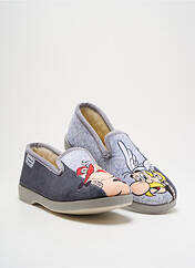 Chaussons/Pantoufles gris LA MAISON DE L'ESPADRILLE pour homme seconde vue