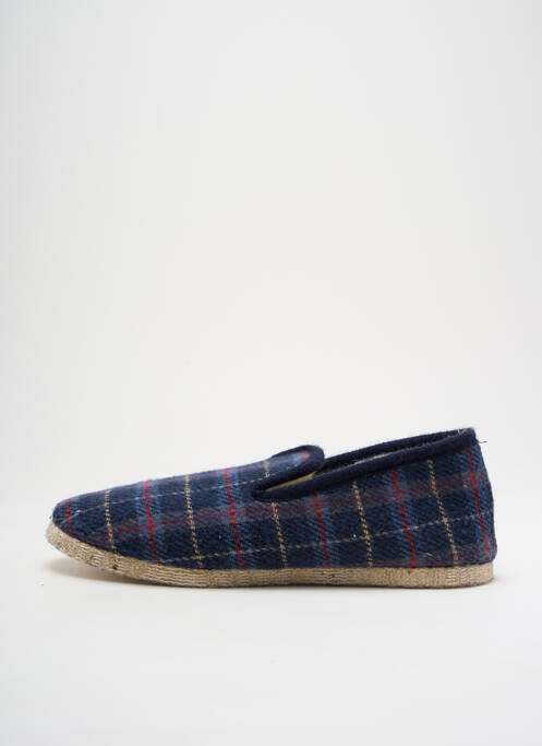 Chaussons/Pantoufles bleu LA MAISON DE L'ESPADRILLE pour homme
