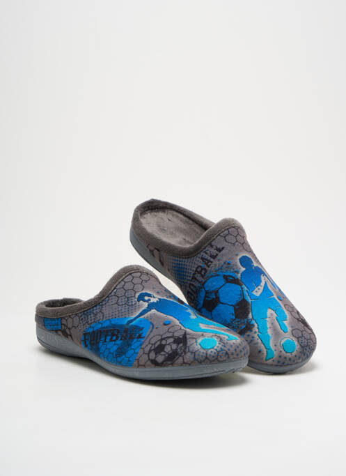 Chaussons/Pantoufles bleu LA MAISON DE L'ESPADRILLE pour homme