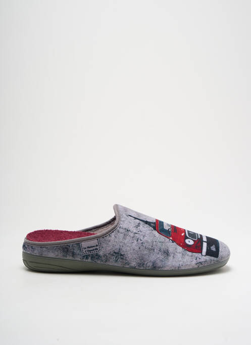 Chaussons/Pantoufles gris LA MAISON DE L'ESPADRILLE pour homme