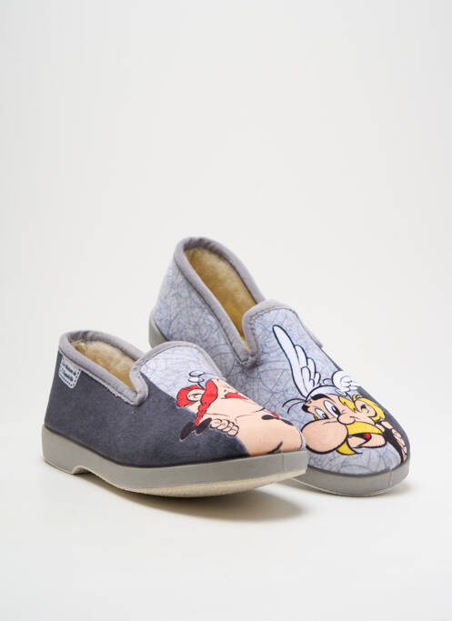 Chaussons/Pantoufles gris LA MAISON DE L'ESPADRILLE pour homme