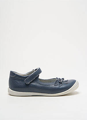 Ballerines voute plantaire bout rond bleu LITTLE MARY fille
