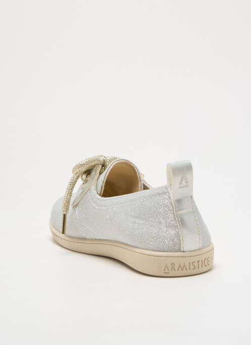 Baskets argent ARMISTICE pour fille