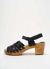 Sandales/Nu pieds noir SANITA pour femme seconde vue