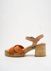 Sandales/Nu pieds orange PORRONET pour femme seconde vue