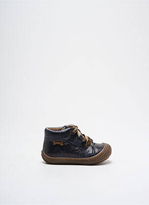 Bottillons semelle amovible bout rond bleu STONES AND BONES fille