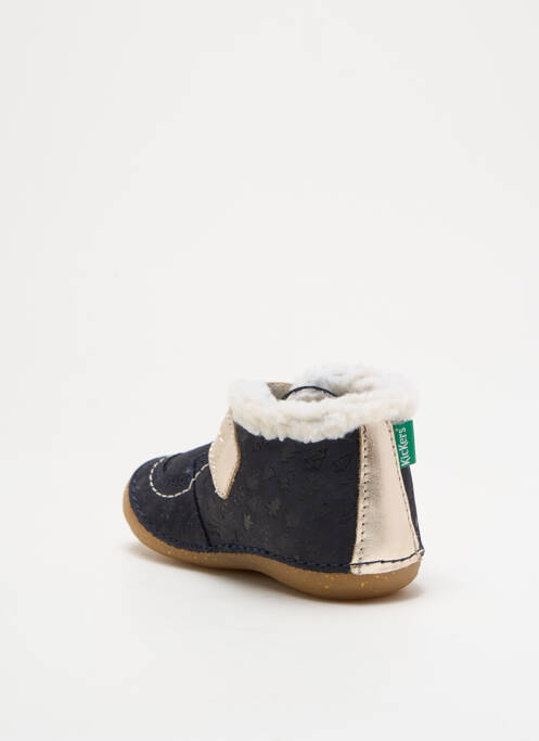 Bottillons bleu KICKERS pour fille