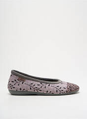 Chaussons/Pantoufles gris LA MAISON DE L'ESPADRILLE pour femme seconde vue