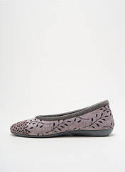 Chaussons/Pantoufles gris LA MAISON DE L'ESPADRILLE pour femme seconde vue
