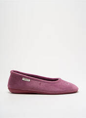 Chaussons/Pantoufles violet LA MAISON DE L'ESPADRILLE pour femme seconde vue