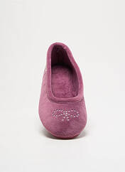 Chaussons/Pantoufles violet LA MAISON DE L'ESPADRILLE pour femme seconde vue