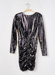 Robe courte manches longues manches longues noir BOOHOO femme