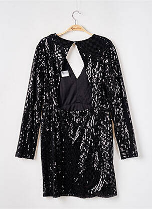 Robe courte manches longues manches longues noir BEST MOUNTAIN femme