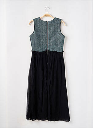 Robe mi-longue sans manche sans manche vert DRESS GALLERY femme