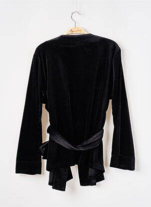Veste kimono col cache-coeur noir NEW LOOK femme