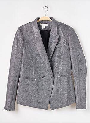 Blazer poches argent H&M femme
