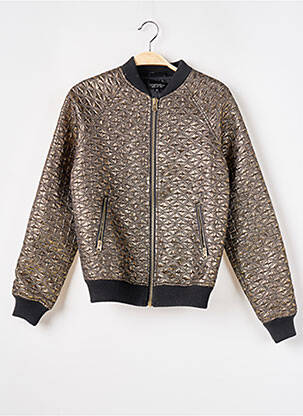 Blouson col v or TOPSHOP femme