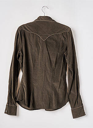 Chemisier coupe cintrée manches longues vert NOTIFY femme