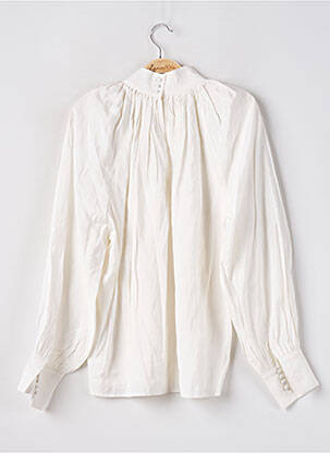 Blouse fermeture boutonnée au dos manches longues beige MOLLY BRACKEN femme
