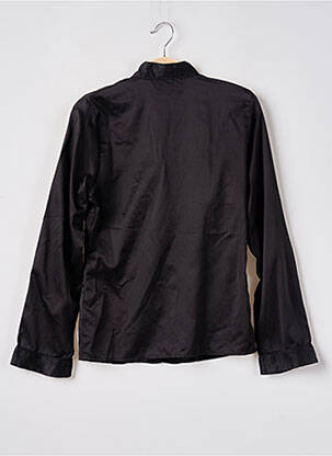 Chemisier coupe cintrée manches longues noir H&M femme