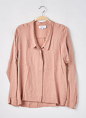 Chemisier tissage crêpe manches longues rose PAUL & JOE femme